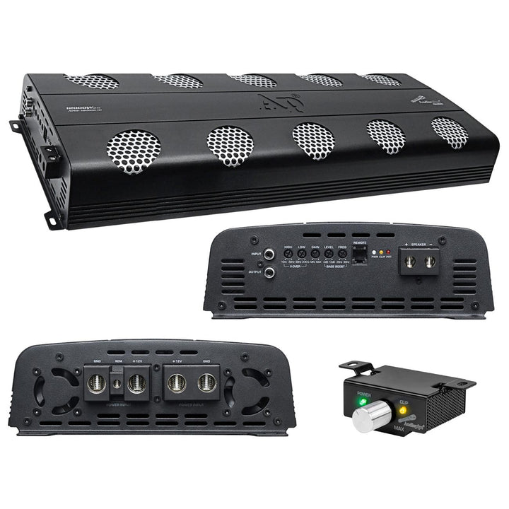 Audiopipe APHF-12000D-H1 Monoblock Full-Range Amplifier - 1 x 12000 Watts Rms @ 1-ohm