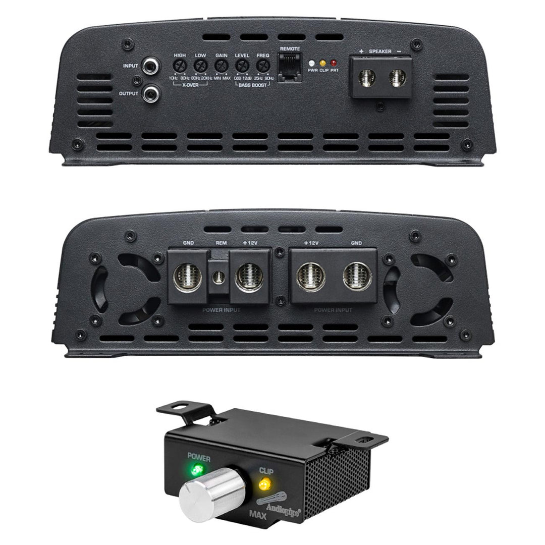 Audiopipe APHF-12000D-H1 Monoblock Full-Range Amplifier - 1 x 12000 Watts Rms @ 1-ohm