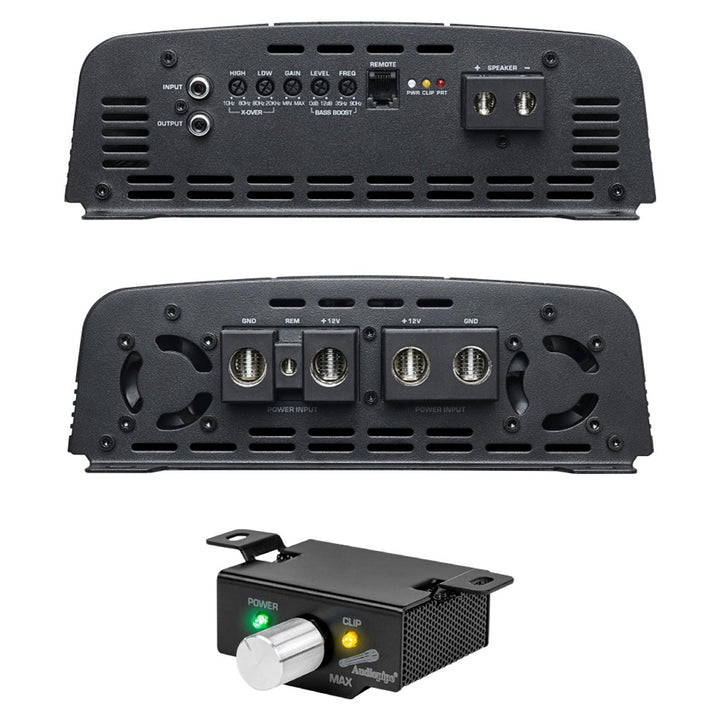 Audiopipe APHF-12000D-H1 Monoblock Full-Range Amplifier - 1 x 12000 Watts Rms @ 1-ohm