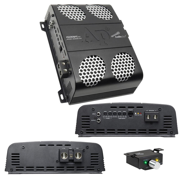 Audiopipe APHF-1500D-H2 Monoblock Full-Range Amplifier - 1 x 1500 Watts Rms @ 2-ohm