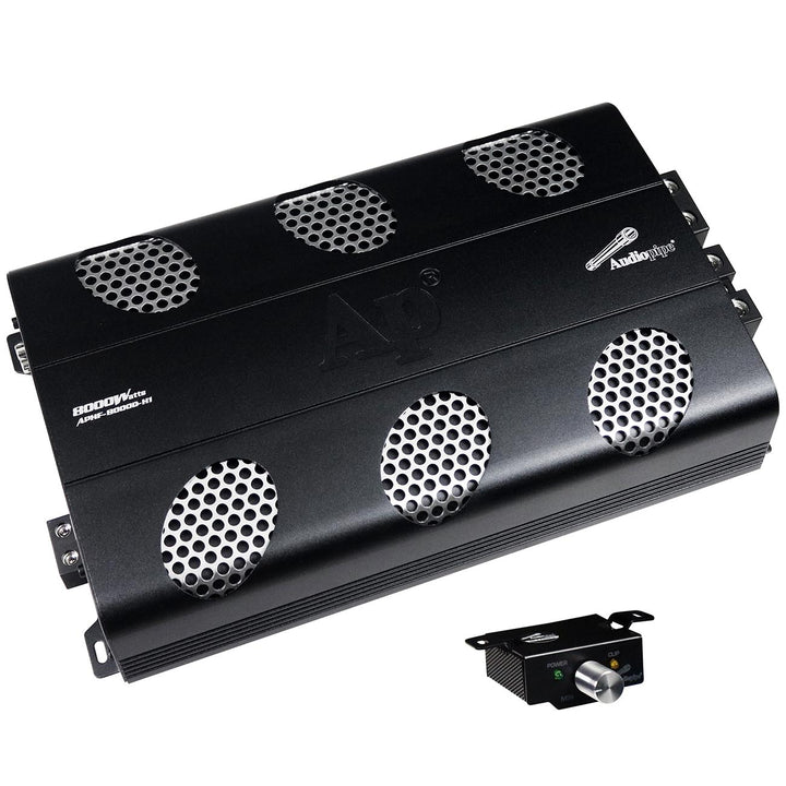 Audiopipe APHF-8000D-H2 Monoblock Full-Range Amplifier - 1 x 8000 Watts Rms @ 2-ohm