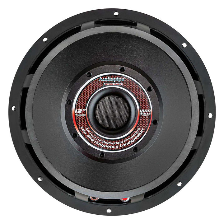 Audiopipe APLMB-12-VC4 12" Mid-Bass Loudspeaker with 4" Voice Coil - 900 Watts Rms 4-ohm