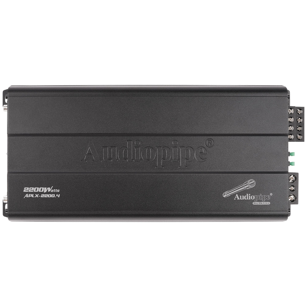Audiopipe APLX-2200.4 4-Channel Full-Range Amplifier - 4 x 160 Watts Rms @ 2-ohm