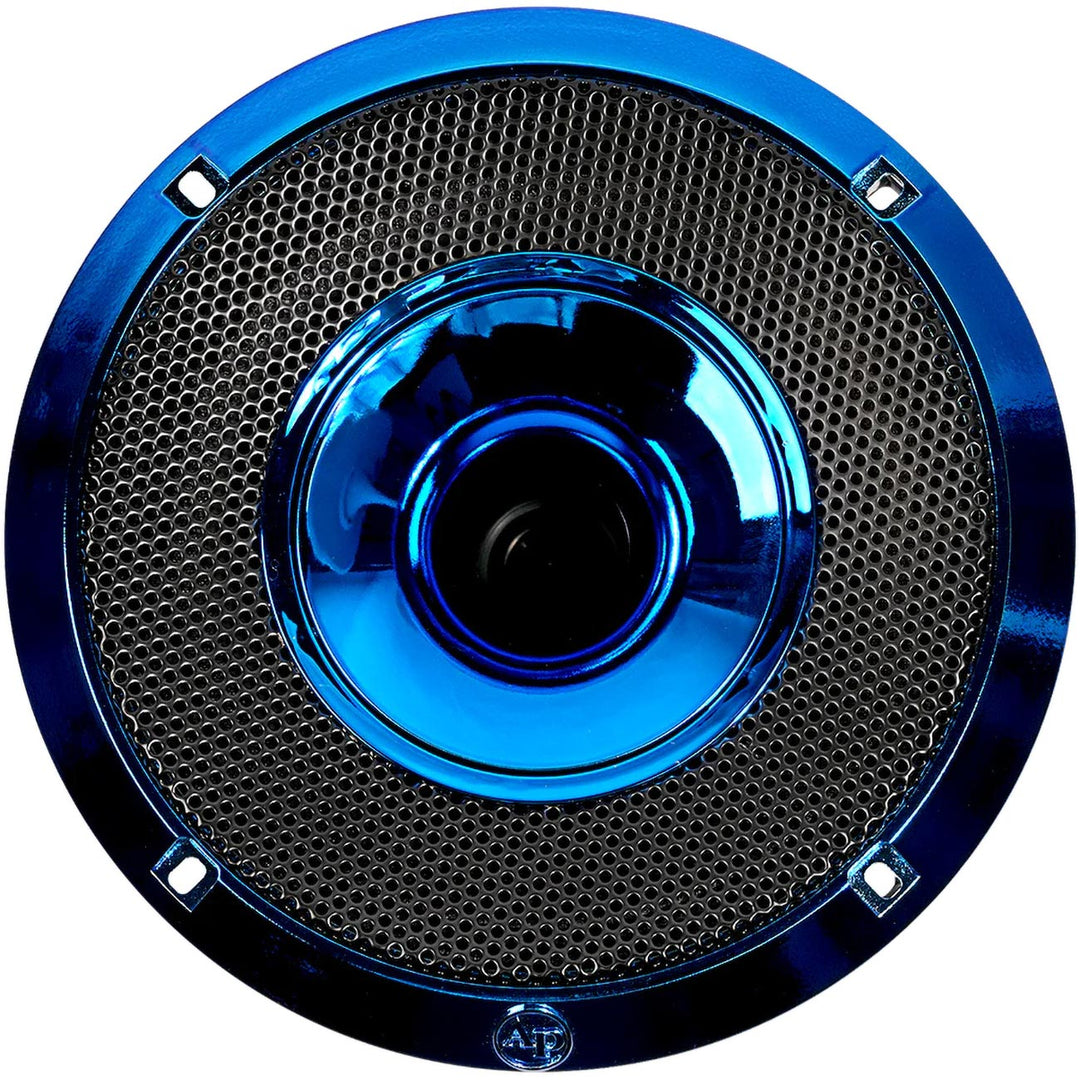 Audiopipe APMB-628GH-BLU 6.5" 2-Way Loudspeaker with 1.5" Voice Coil and Built-in Compression Driver - 150 Watts Rms 4-ohm