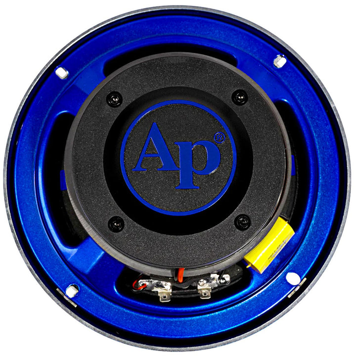 Audiopipe APMB-628GH-BLU 6.5" 2-Way Loudspeaker with 1.5" Voice Coil and Built-in Compression Driver - 150 Watts Rms 4-ohm