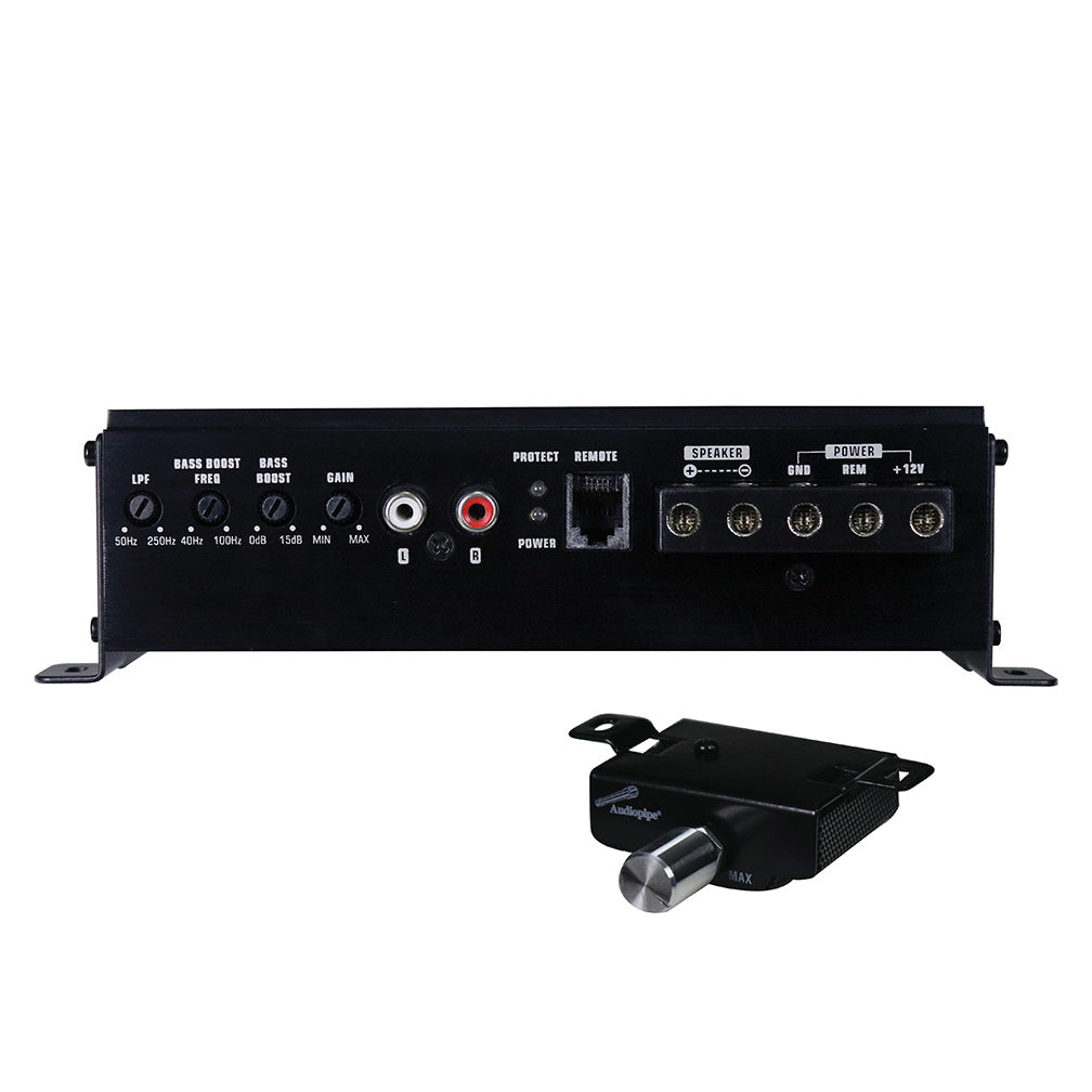 Audiopipe APMCRO-1500 Monoblock Subwoofer Amplifier - 1 x 500 Watts Rms @ 1-ohm