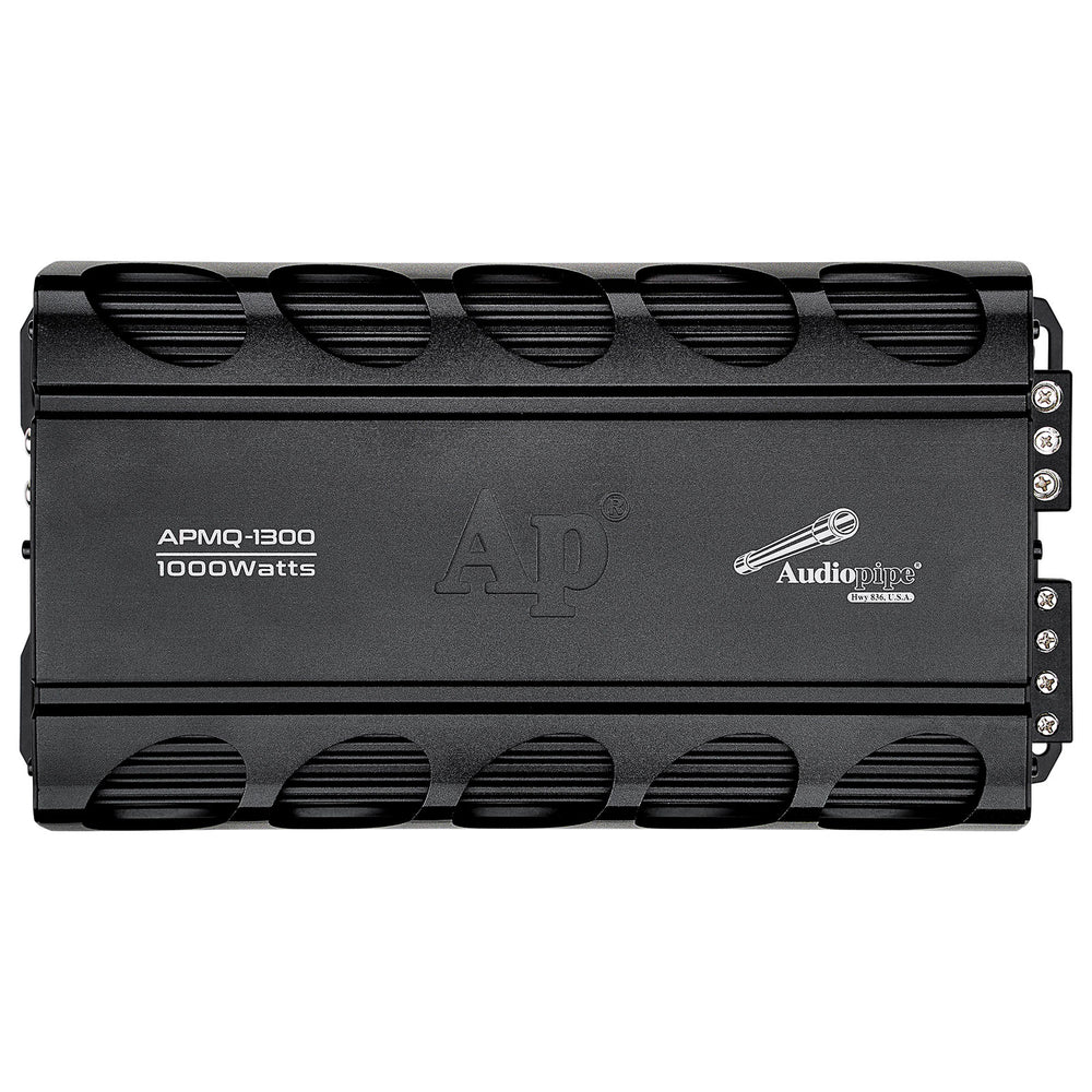 Audiopipe APMQ-1300 Monoblock Amplifier - 1 x 1000 Watts Rms @ 1-ohm