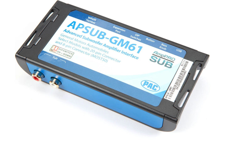 Pac-Audio APSUB-GM61 Subwoofer Amplifier Integration Interface for Select 2014-2019 Chevrolet, GMC or Cadillac with Factory Bose Audio System