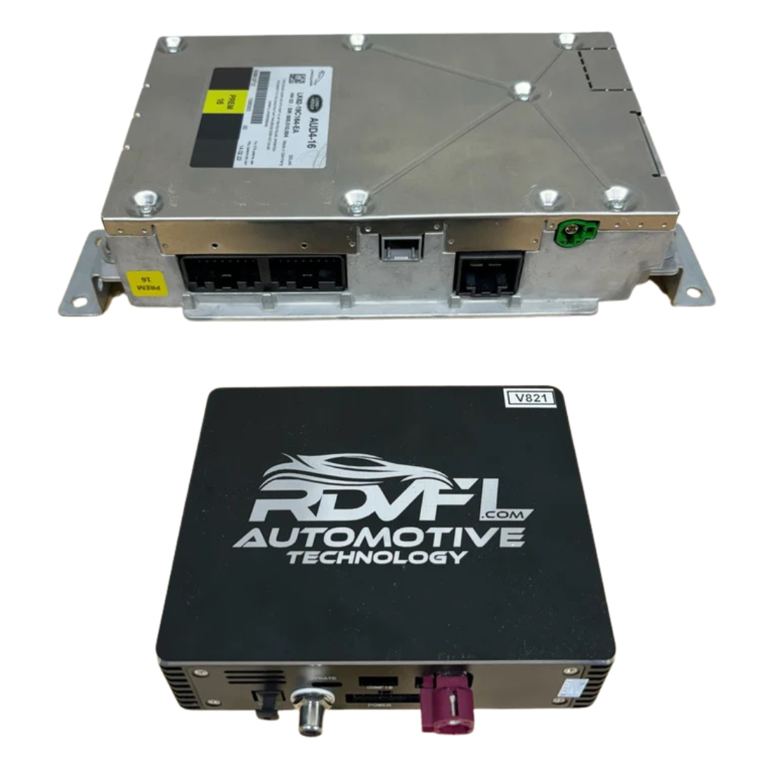 RDVFL AR1-LR-E Digital Amplifier Replacement Interface - Fits Select Land Rover, Range Rover or Jaguar Vehicles with Ethernet Based Amplified Systems