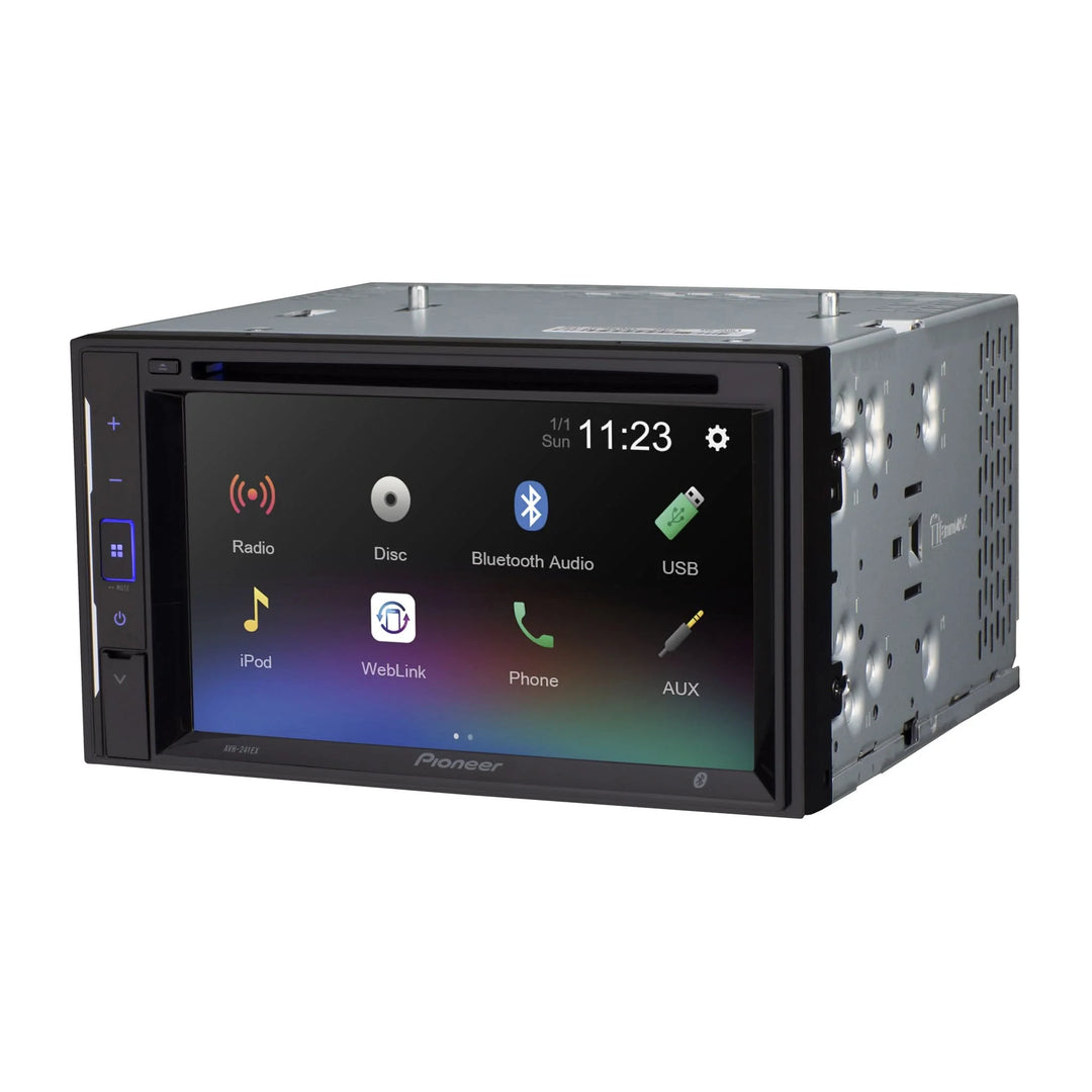 Pioneer AVH-241EX 6.2" Double-Din CD/DVD Receiver with Bluetooth, WebLink and Alexa