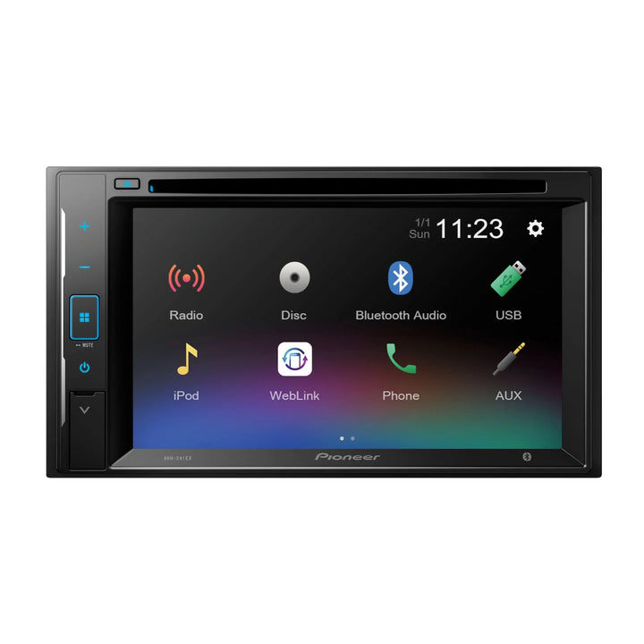 Pioneer AVH-241EX 6.2" Double-Din CD/DVD Receiver with Bluetooth, WebLink and Alexa