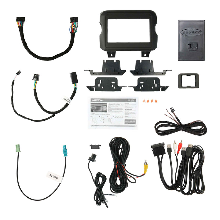 Axxess AXPIO-JL1 Dash Kit and Interface for Pioneer DMH-WC5700NEX 6.8" Radio - Fits 2019-2023 Jeep Wrangler JL