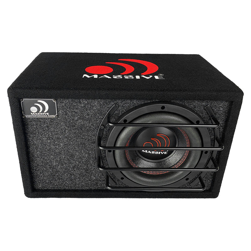 Massive Audio BG6 6.5" Subwoofer with Enclosure - 250 Watts Rms 2-ohm