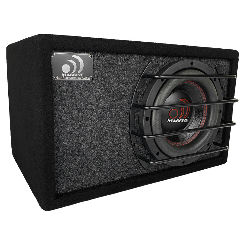Massive Audio BG6 6.5" Subwoofer with Enclosure - 250 Watts Rms 2-ohm
