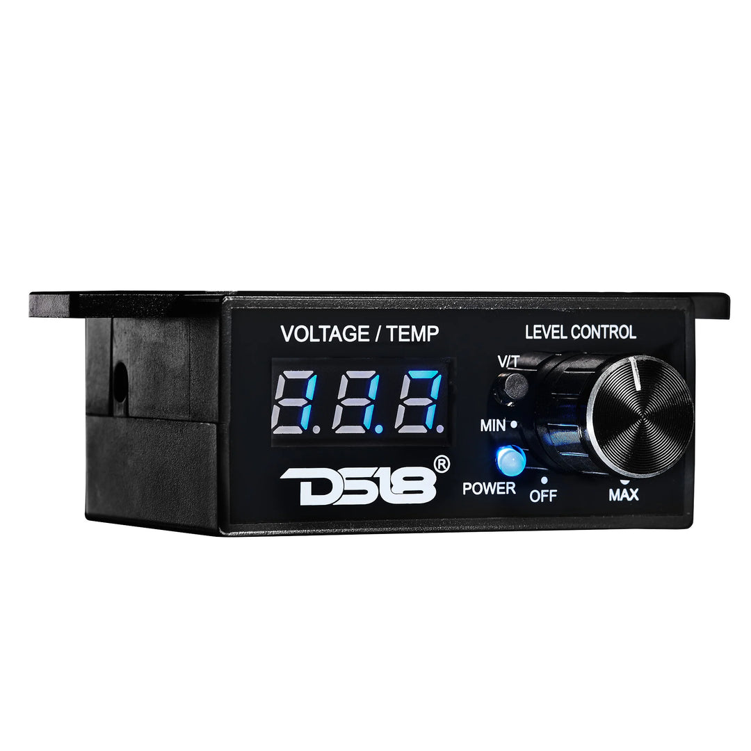 DS18 BKVTR Universal Bass Knob with Built-in Voltmeter and Temperature Display