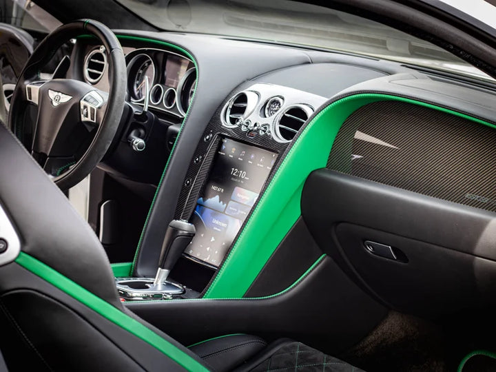 RDVFL BNT-SCREEN-CF 12.1" Full Touchscreen Radio Upgrade with Carbon Fiber Bezel - Fits 2004-2018 Bentley Continental