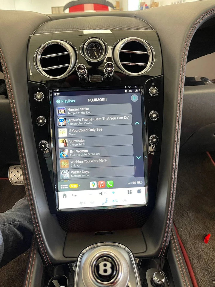 RDVFL BNT-SCREEN-GB 12.1" Full Touchscreen Radio Upgrade with Gloss Black Bezel - Fits 2004-2018 Bentley Continental