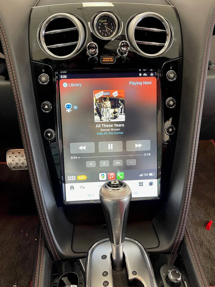 RDVFL BNT-SCREEN-GB 12.1" Full Touchscreen Radio Upgrade with Gloss Black Bezel - Fits 2004-2018 Bentley Continental