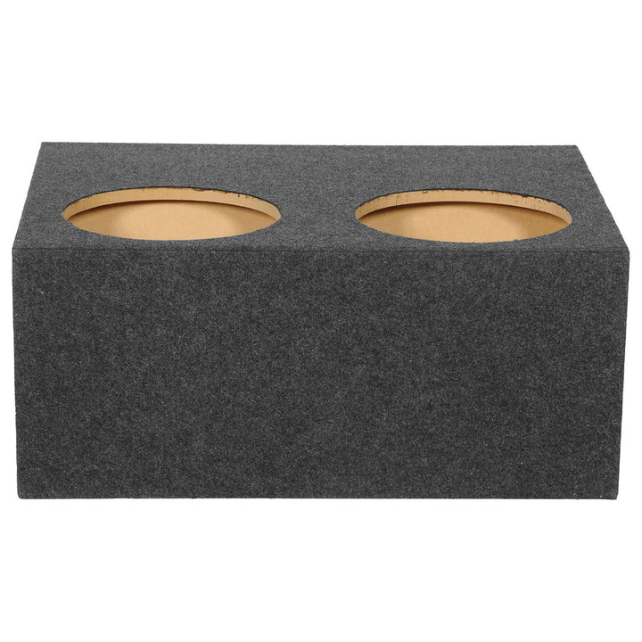 Quad 12″ Sealed Subwoofer Enclosure with Angled Front Baffle - 4 Cubic Foot