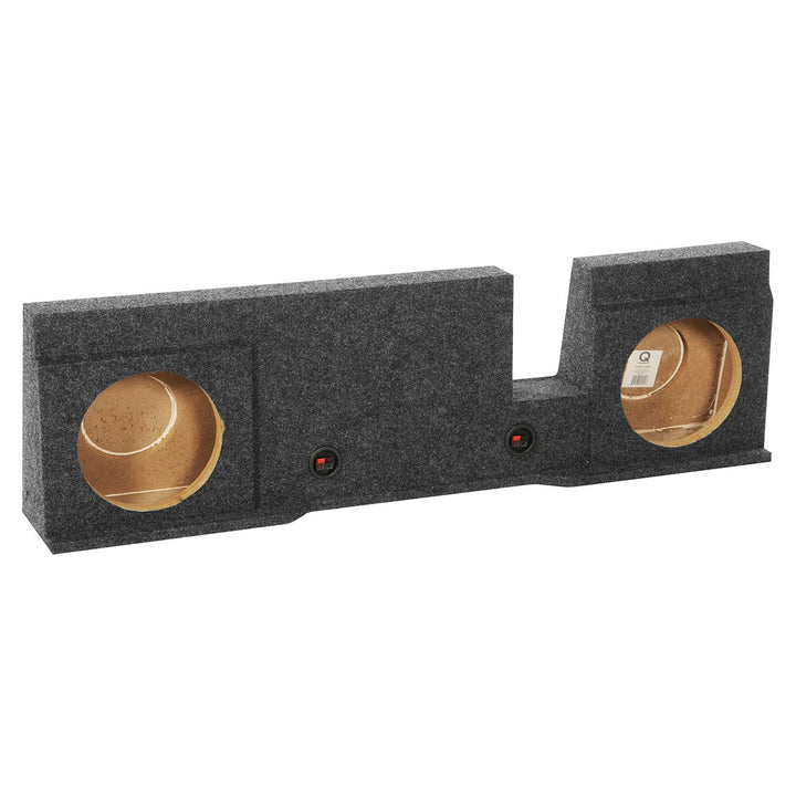 Dual 10″ Underseat Subwoofer Enclosure - Fits 04-08 Ford F-150 Super Crew Cab