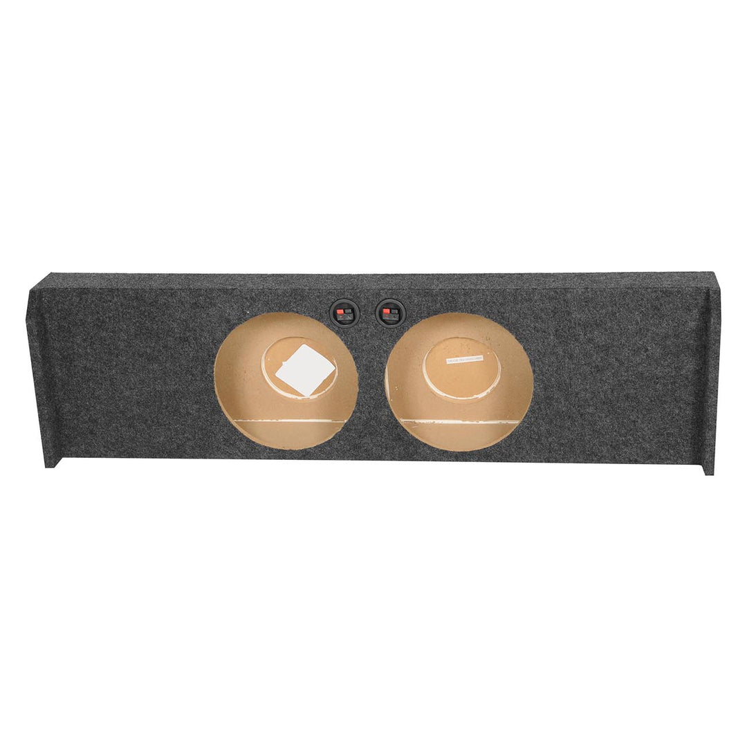 Dual 10″ Underseat Subwoofer Enclosure - Fits 17-24 Ford F-250 or F-350 Super Duty