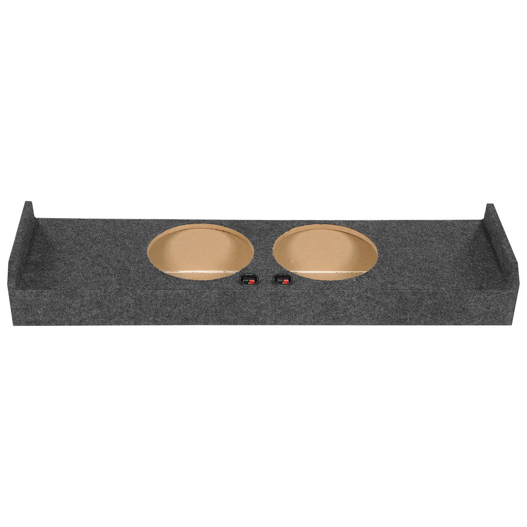 Dual 10″ Underseat Subwoofer Enclosure - Fits 17-24 Ford F-250 or F-350 Super Duty
