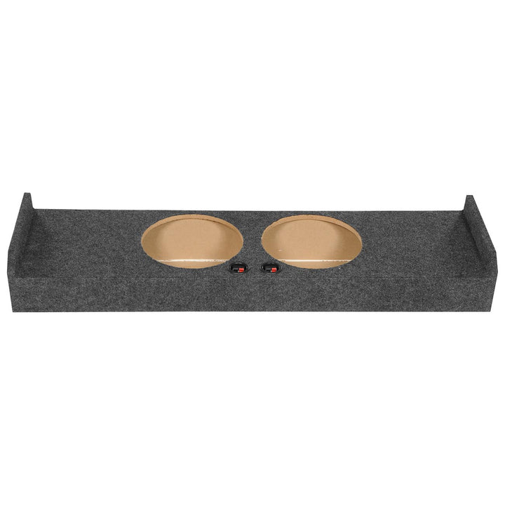 Dual 10″ Underseat Subwoofer Enclosure - Fits 17-24 Ford F-250 or F-350 Super Duty