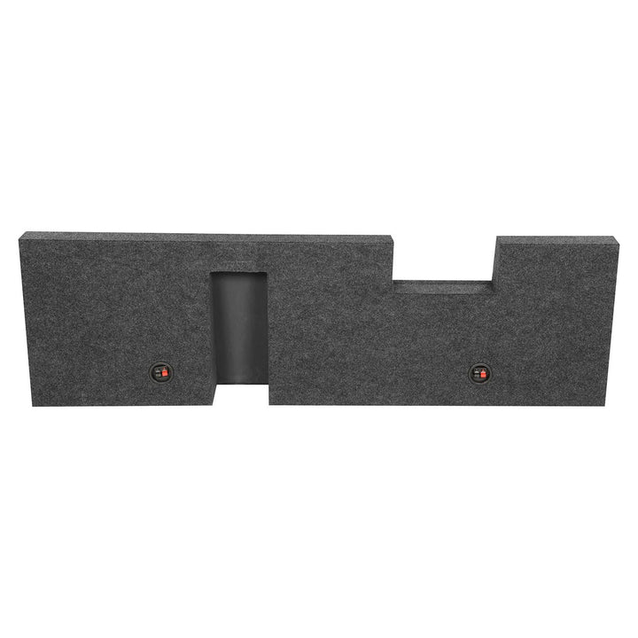 Dual 10" Sealed Behind Seat Subwoofer Enclosure - Fits 04-16 Ford Super Duty Crew Cab