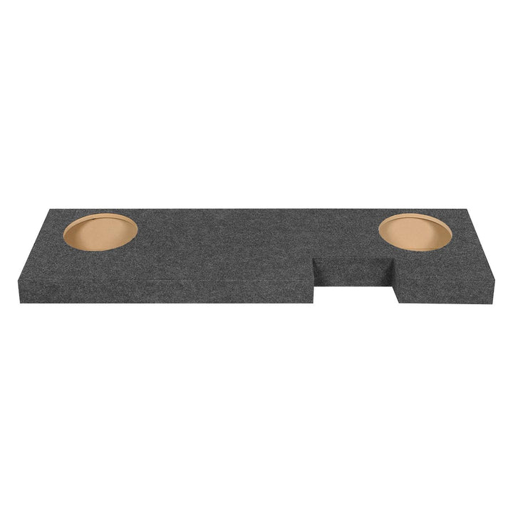 Dual 10" Sealed Behind Seat Subwoofer Enclosure - Fits 04-16 Ford Super Duty Crew Cab