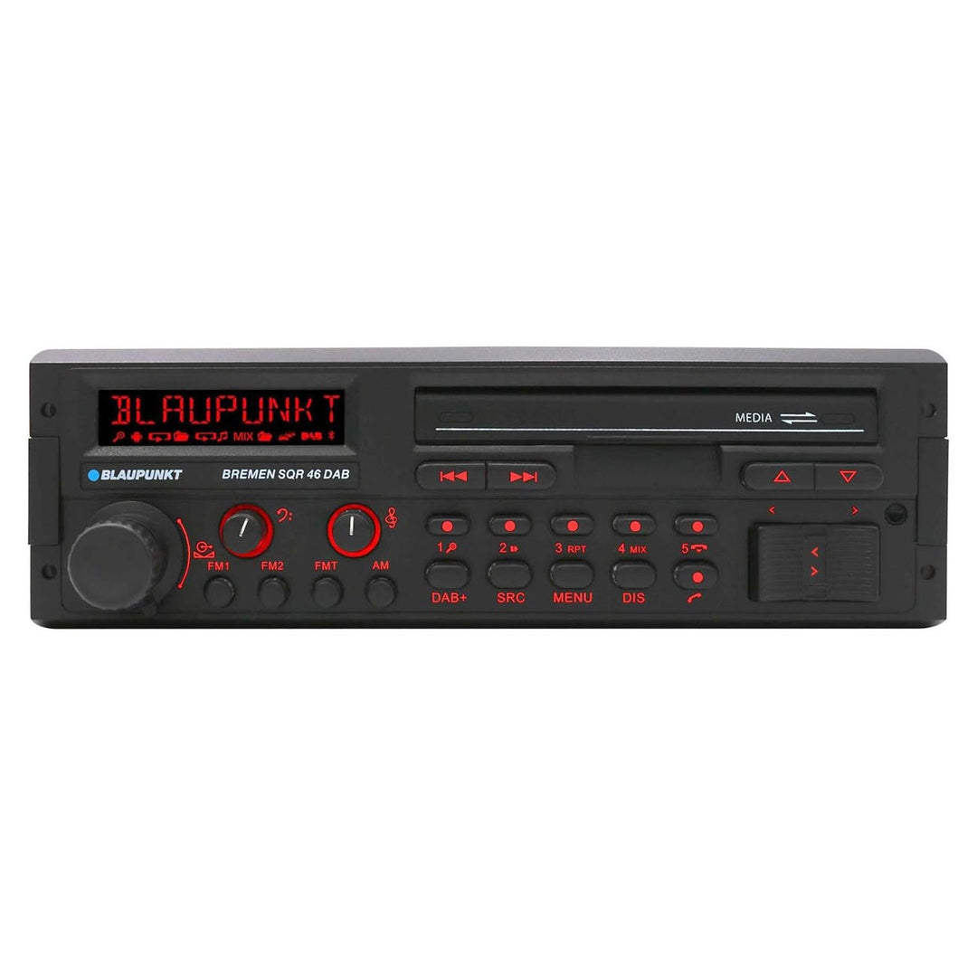 Blaupunkt BREMEN SQR46 DAB Single-Din Head Unit with DAB Tuner - Bluetooth, USB/SD Inputs and Remot