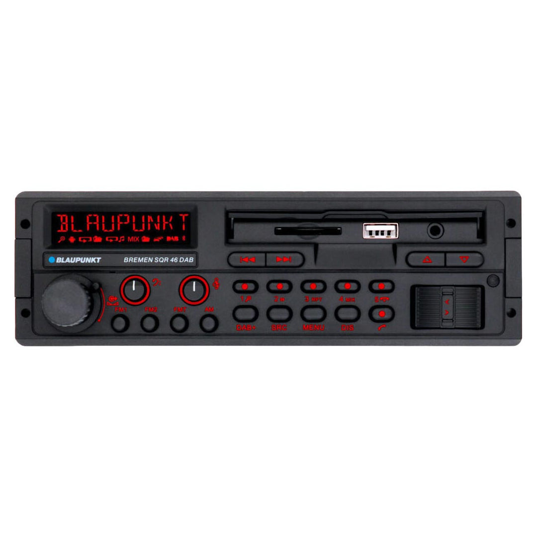 Blaupunkt BREMEN SQR46 DAB Single-Din Head Unit with DAB Tuner - Bluetooth, USB/SD Inputs and Remot