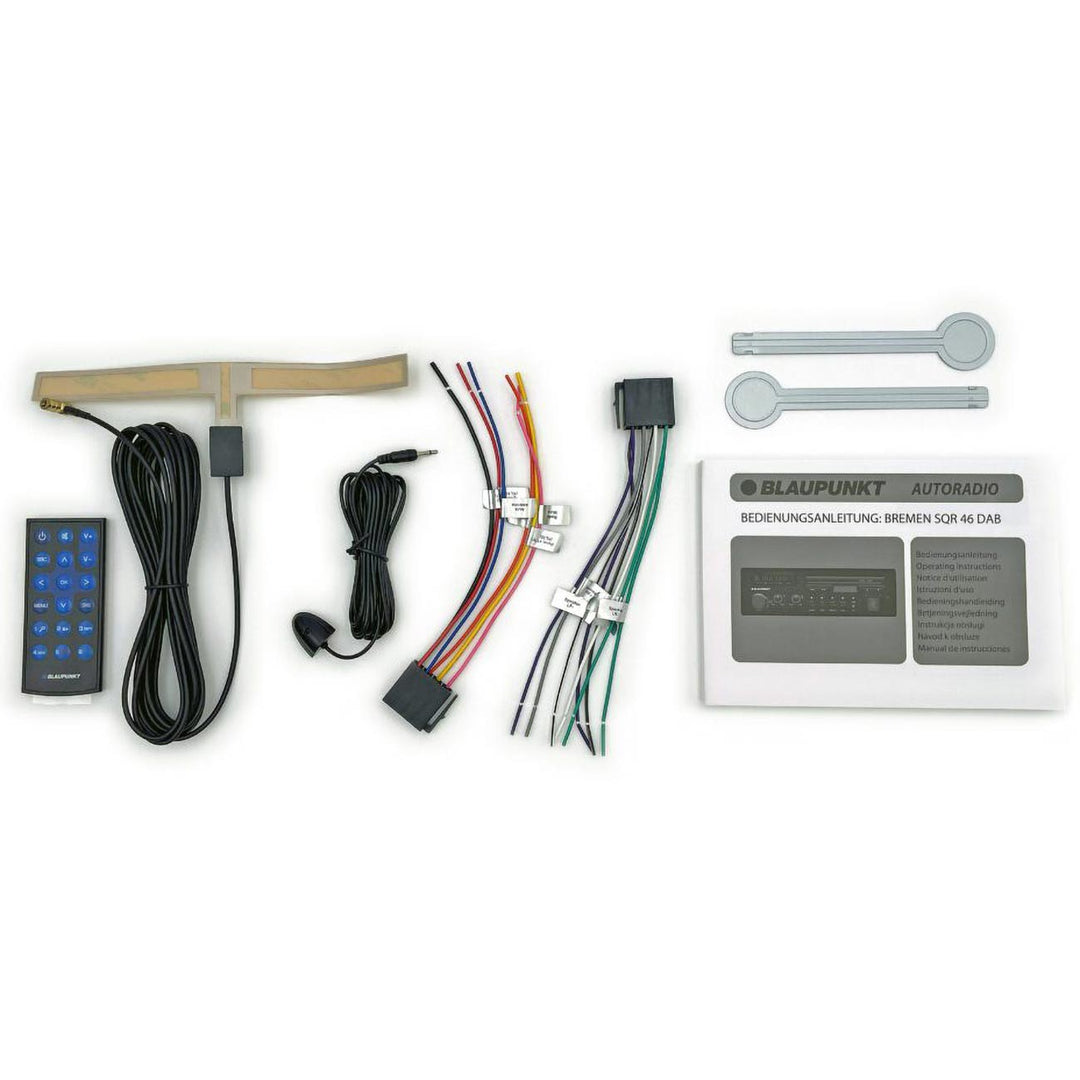 Blaupunkt BREMEN SQR46 DAB Single-Din Head Unit with DAB Tuner - Bluetooth, USB/SD Inputs and Remot