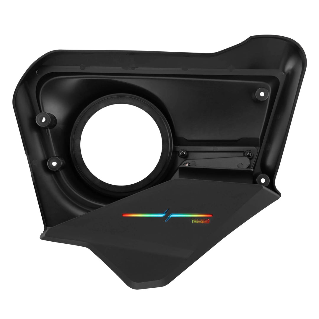 DS18 Rear Door Speaker Panels with LEDs - Fits 2017-up Can-Am Maverick X3