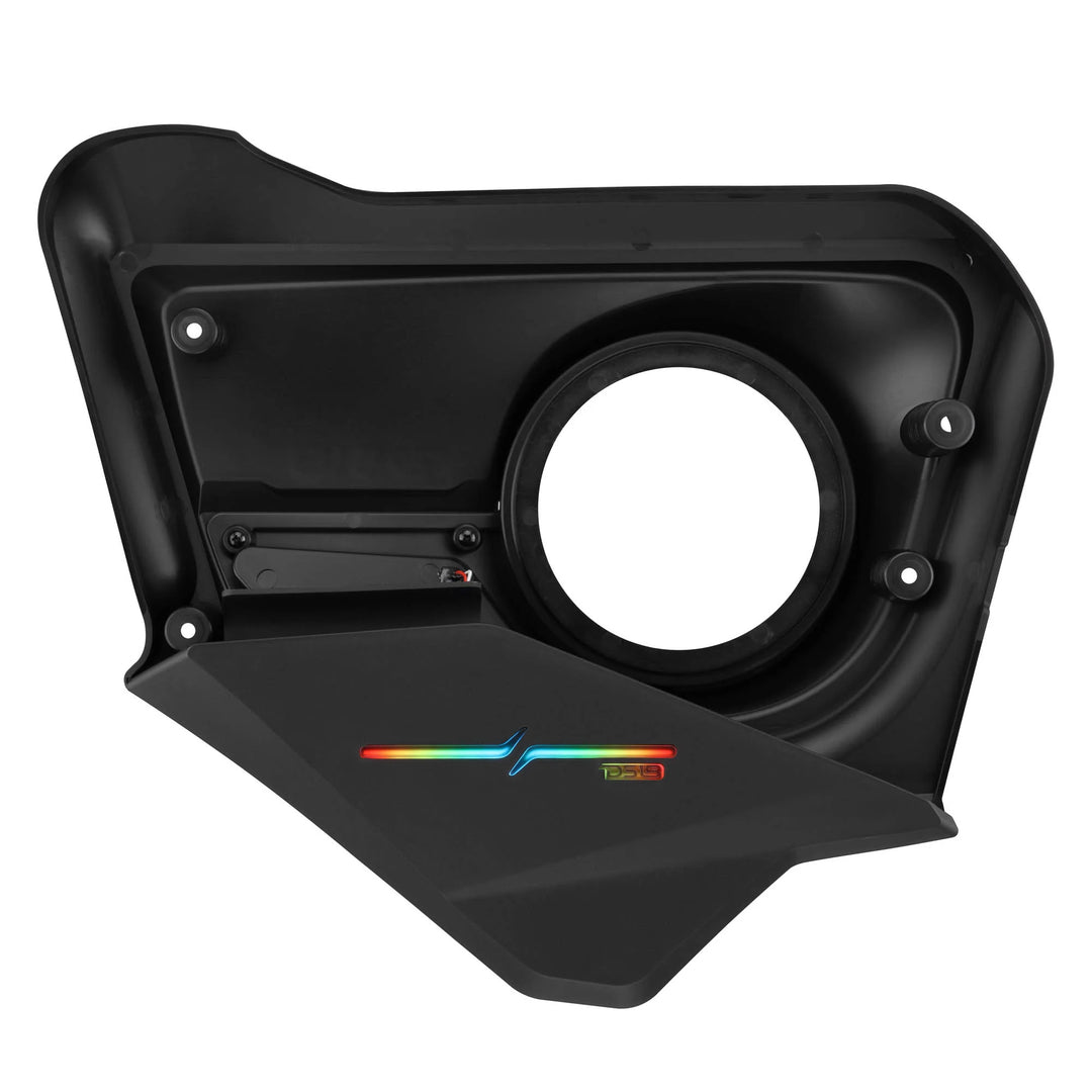 DS18 Rear Door Speaker Panels with LEDs - Fits 2017-up Can-Am Maverick X3