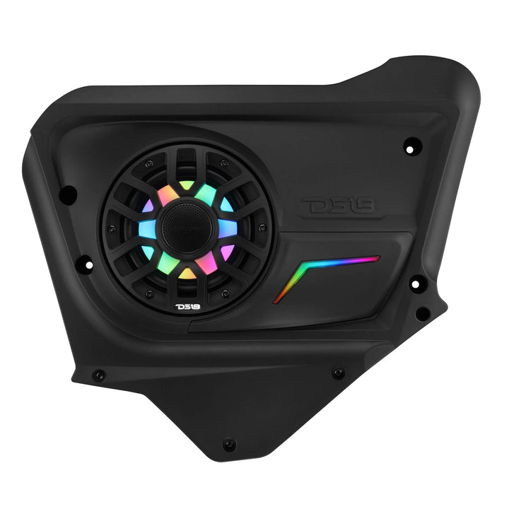 DS18 Rear Door Speaker Panels with LEDs - Fits 2017-up Can-Am Maverick X3