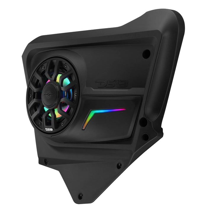 DS18 Rear Door Speaker Panels with LEDs - Fits 2017-up Can-Am Maverick X3