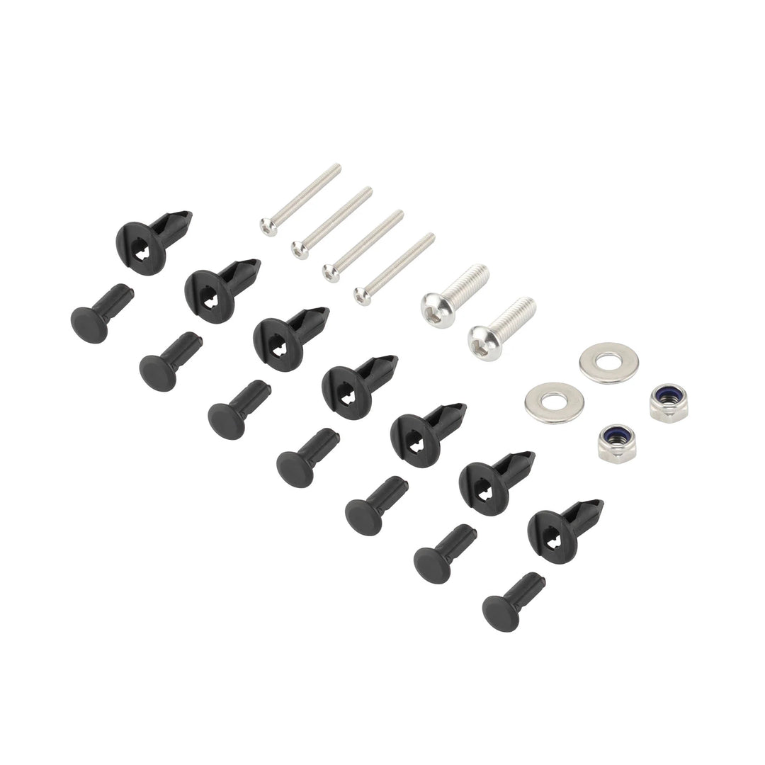 DS18 Lower Radio Bracket Dash Kit with Leds - Fits 2017-Up Can-Am Maverick X3