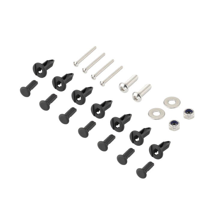 DS18 Lower Radio Bracket Dash Kit with Leds - Fits 2017-Up Can-Am Maverick X3