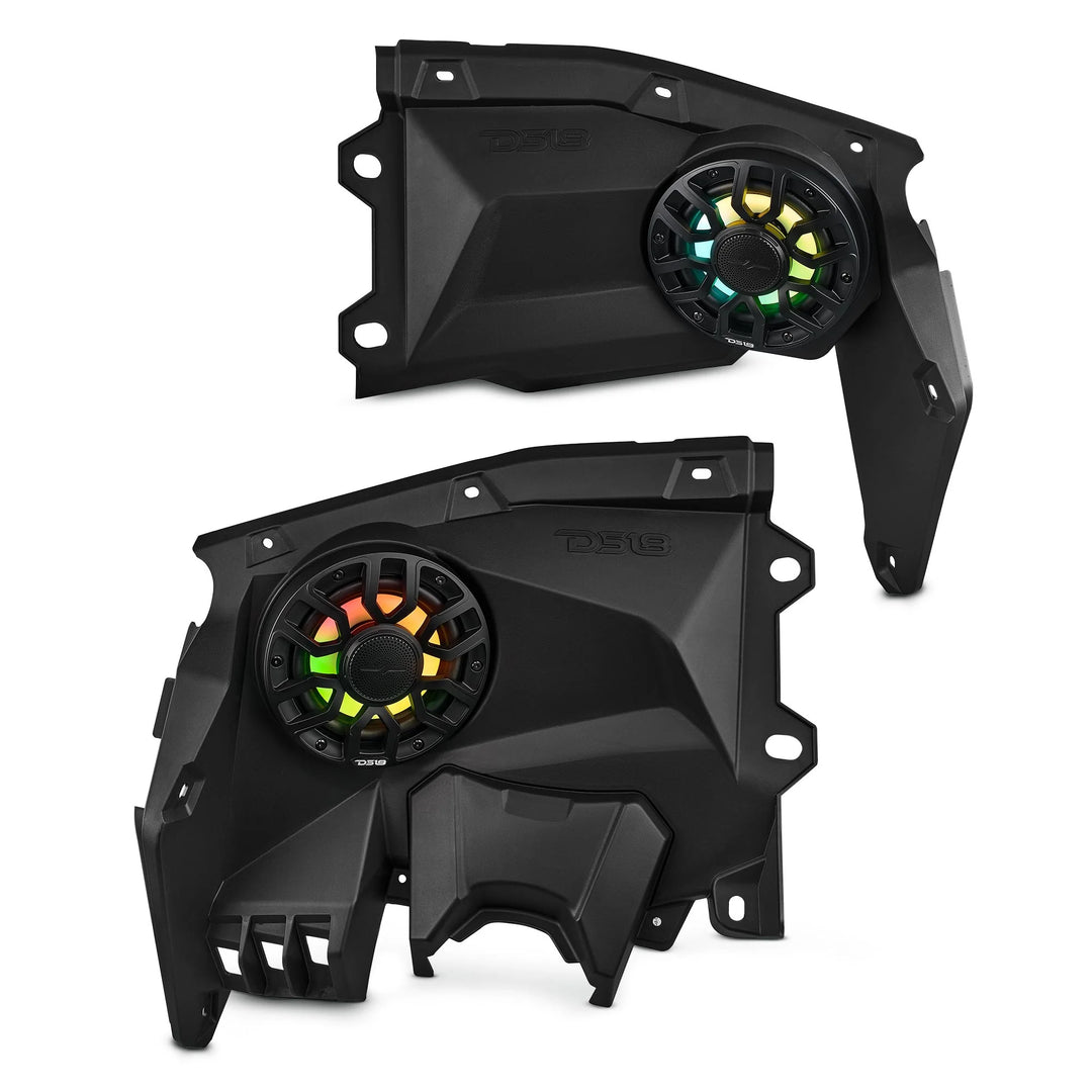 2017-2023 Can-am Maverick X3 - DS18 CA-X3DS6LD Caja de altavoz de tablero de repuesto - Incluye 2 altavoces marinos de 6,5"