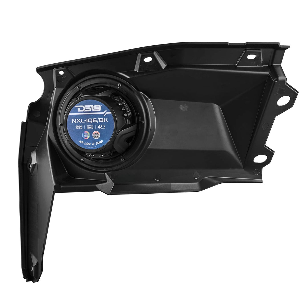2017-2023 Can-am Maverick X3 - DS18 CA-X3DS6LD Caja de altavoz de tablero de repuesto - Incluye 2 altavoces marinos de 6,5"