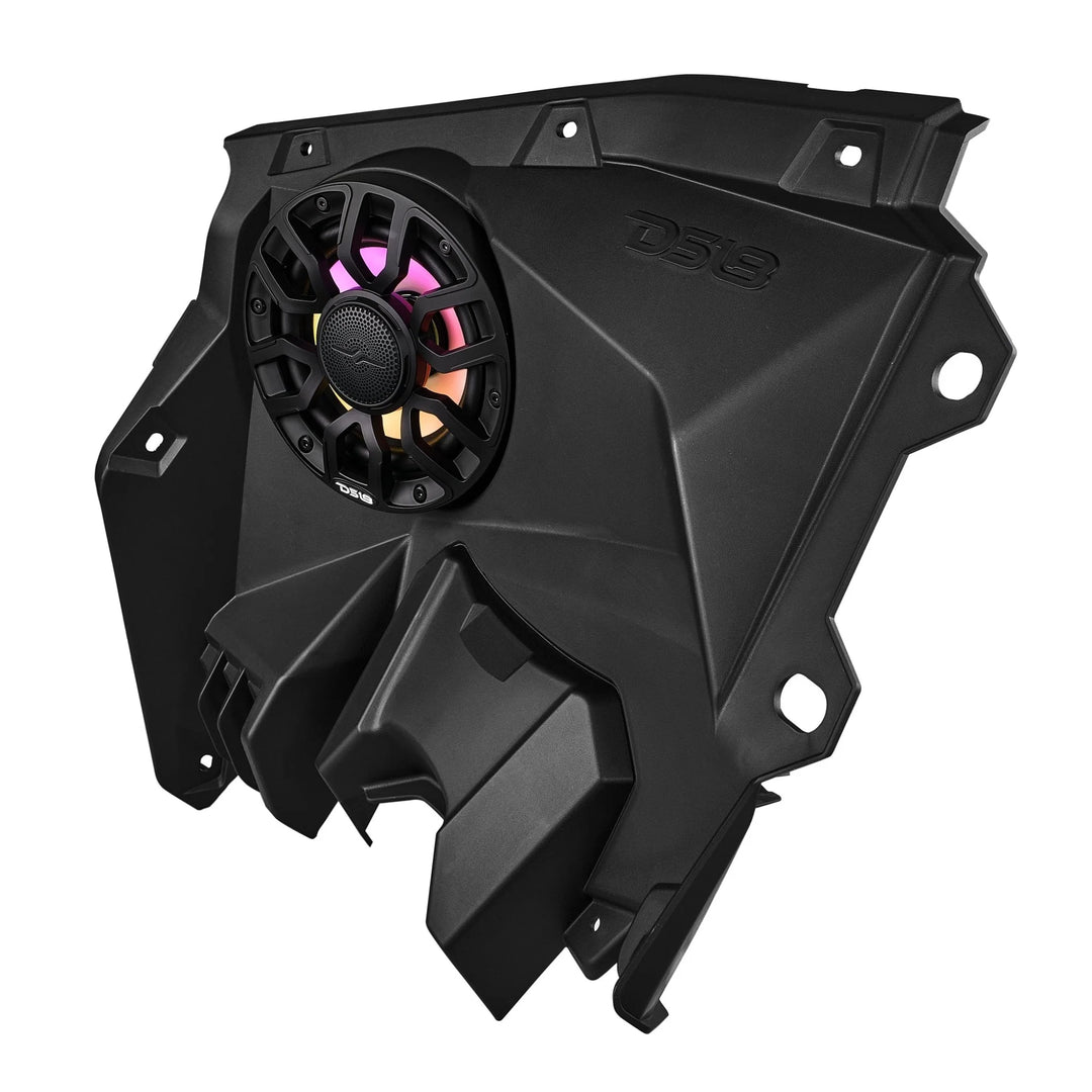 2017-2023 Can-am Maverick X3 - DS18 CA-X3DS6LD Caja de altavoz de tablero de repuesto - Incluye 2 altavoces marinos de 6,5"
