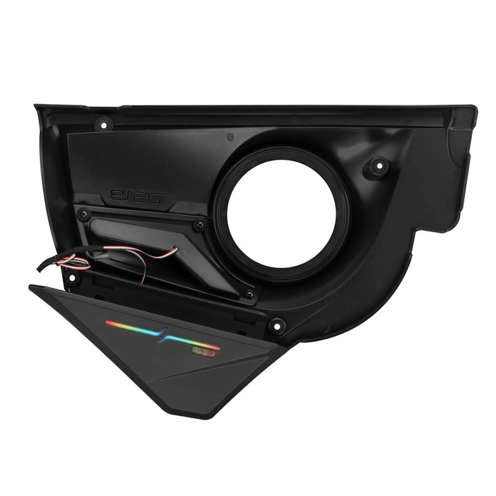 DS18 Front Door Speaker Panels with LEDs - Fits 2020-up Can-Am Maverick X3