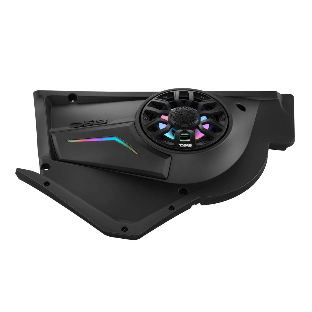 DS18 Front Door Speaker Panels with LEDs - Fits 2020-up Can-Am Maverick X3