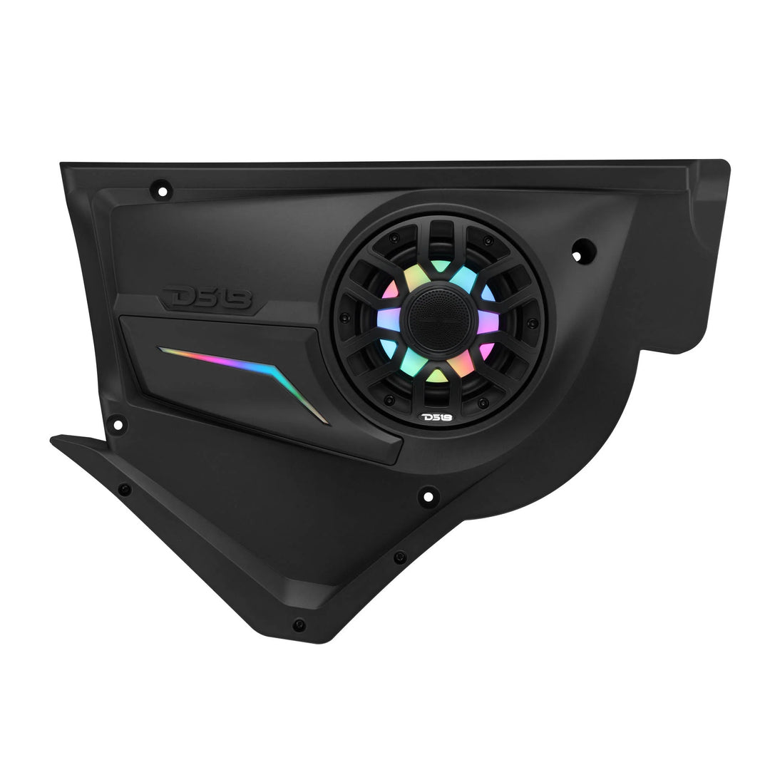 DS18 Front Door Speaker Panels with LEDs - Fits 2020-up Can-Am Maverick X3