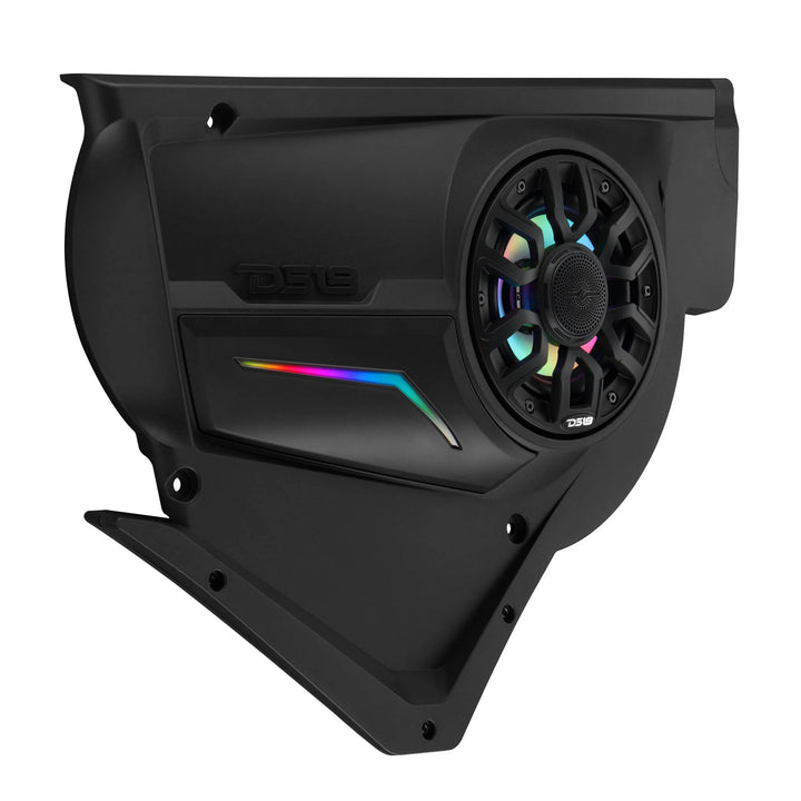 DS18 Front Door Speaker Panels with LEDs - Fits 2020-up Can-Am Maverick X3