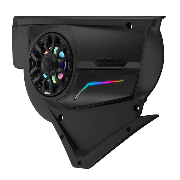 DS18 Front Door Speaker Panels with LEDs - Fits 2020-up Can-Am Maverick X3