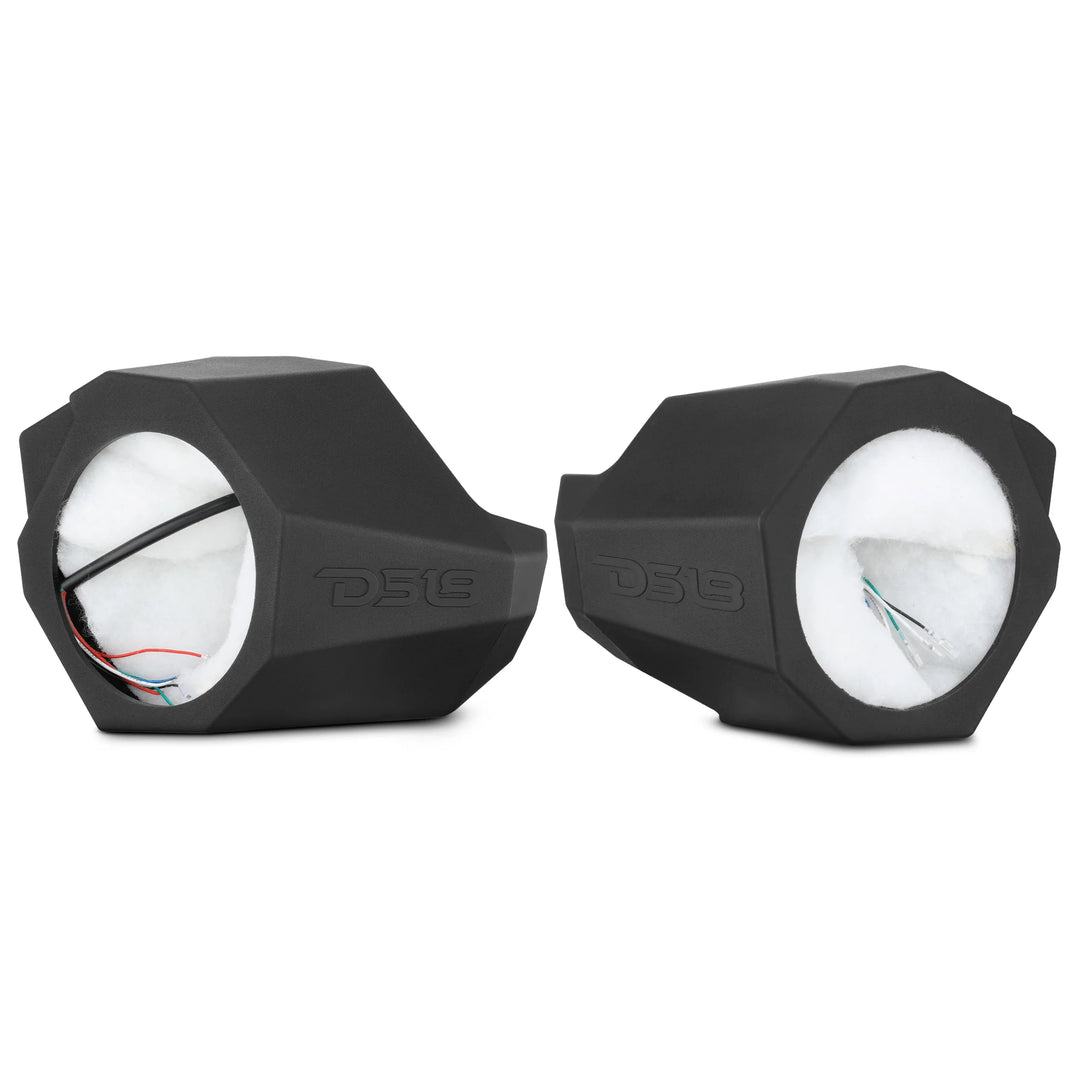 DS18 Kick Panel Speaker Pods for 6.5” Speakers - Fits 2017-up Can-Am Maverick X3