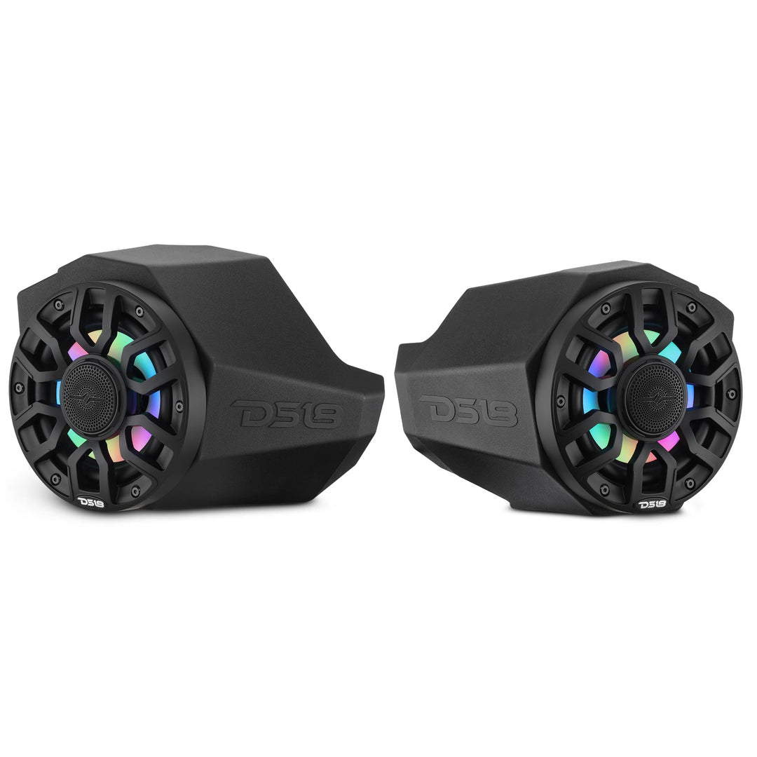 DS18 Kick Panel Speaker Pods for 6.5” Speakers - Fits 2017-up Can-Am Maverick X3