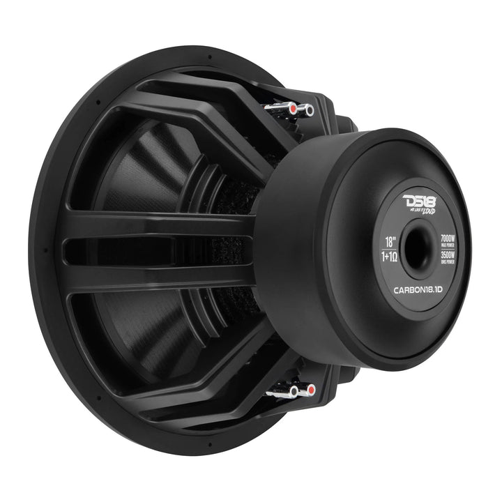 DS18 CARBON18.1D 18" Subwoofer - 3500 Watts Rms Dual 1-ohm
