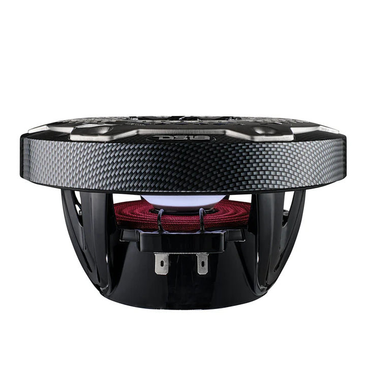 DS18 CF-65M 6.5" 2-Way Marine Speakers with LEDs - 100 Watts Rms 4-ohm